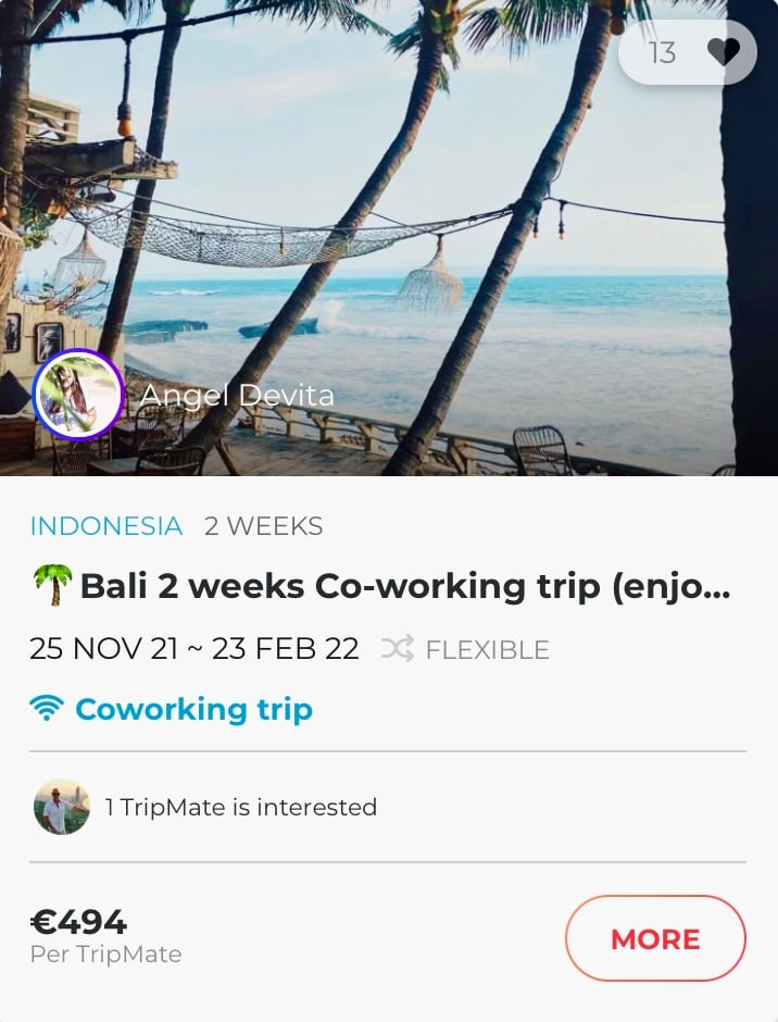 Coworking on Bali with Angel