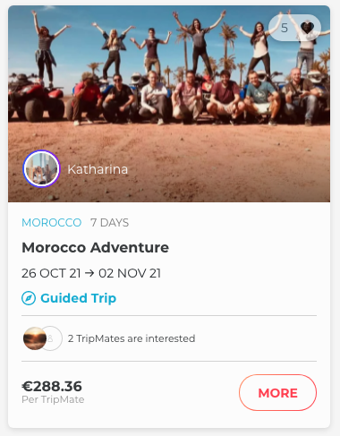 Join Katharina's trip!