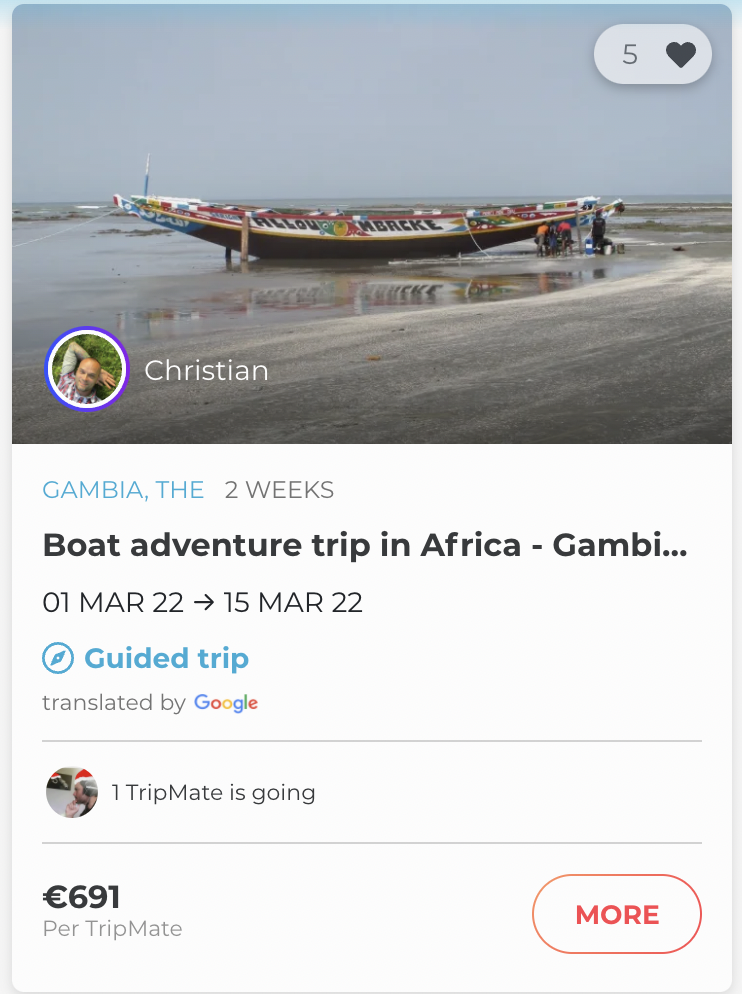 Travel with Christian to Gambia