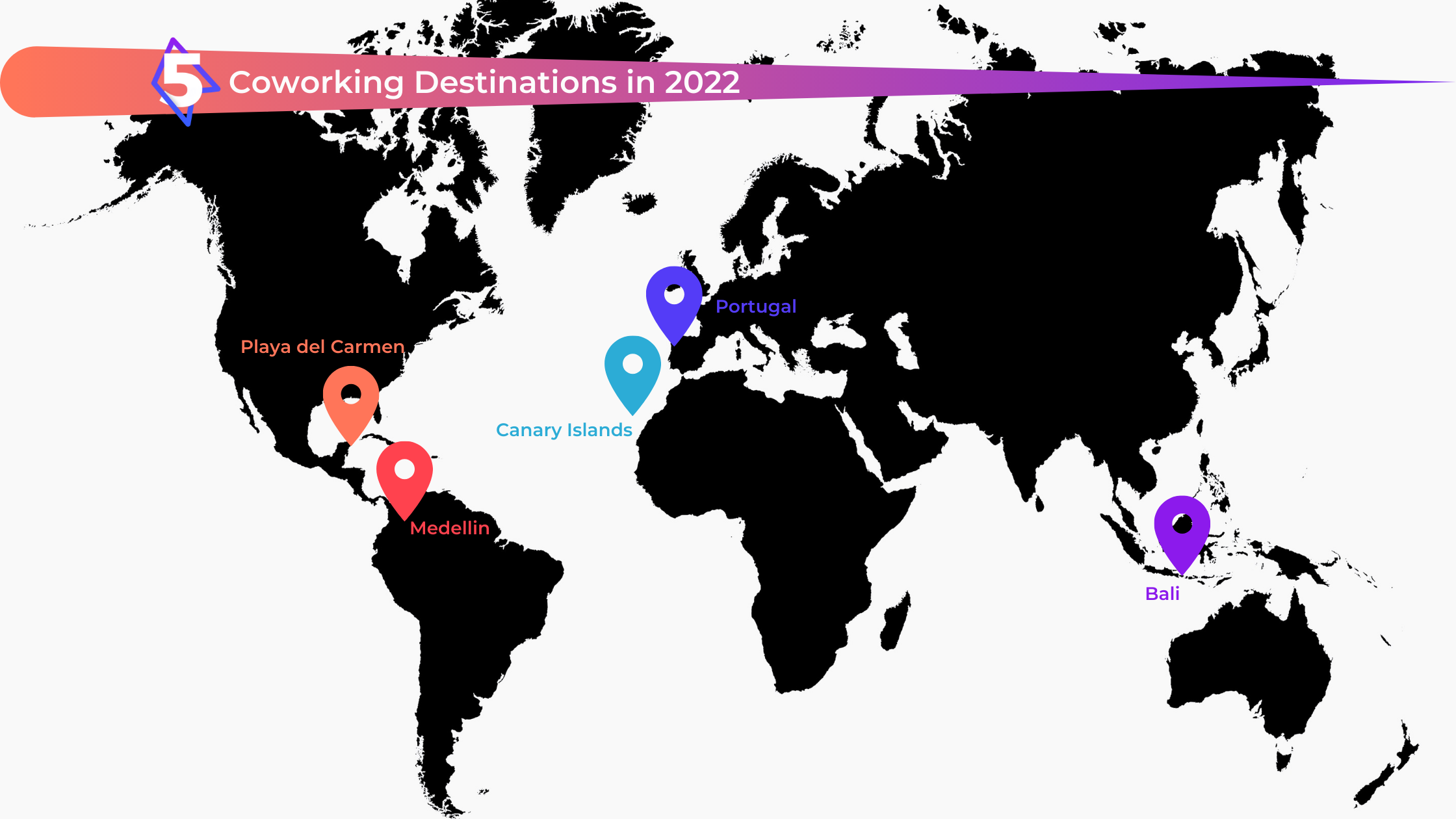 Destinations for your CoWorking Trip