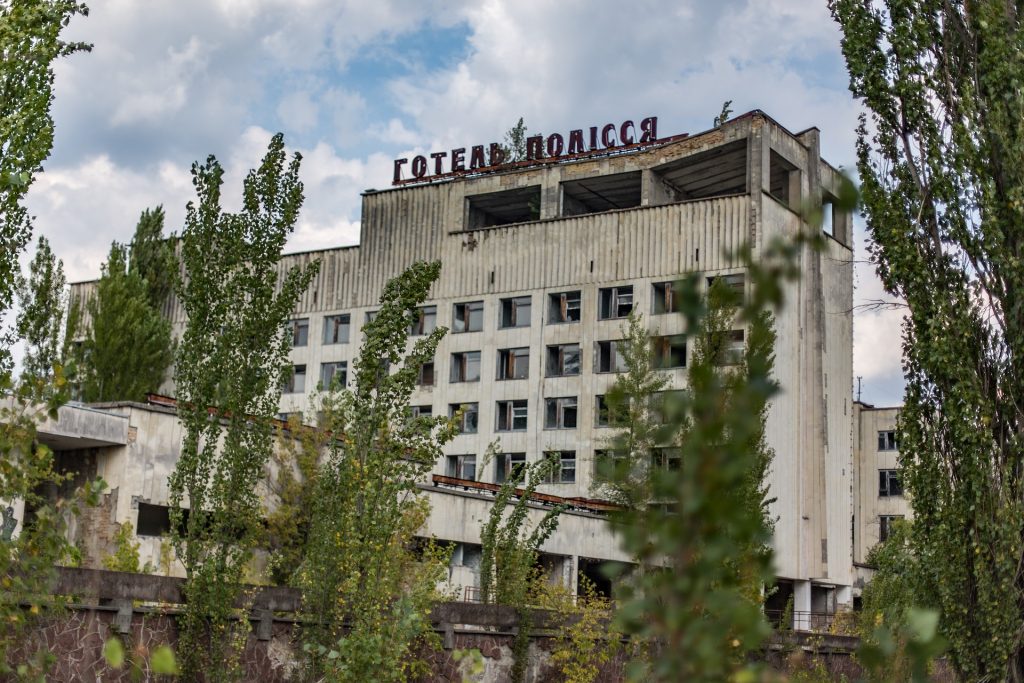 Pripyat ghost town in Ukraine.