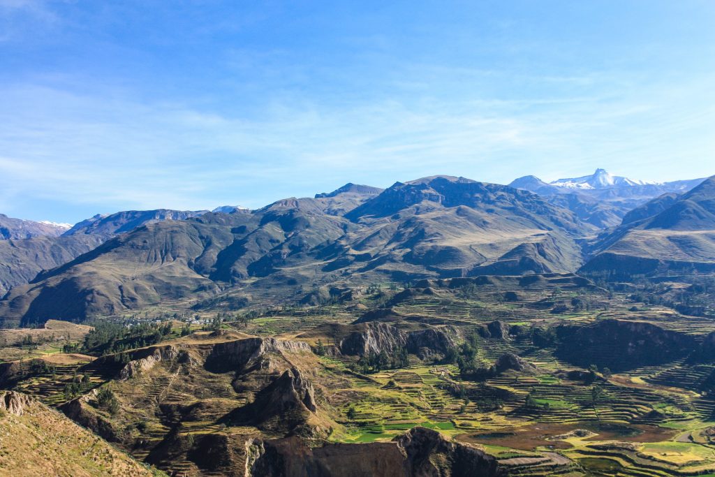 Colca Canyon in Peru.