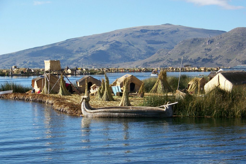 Lake Titicaca in Peru.