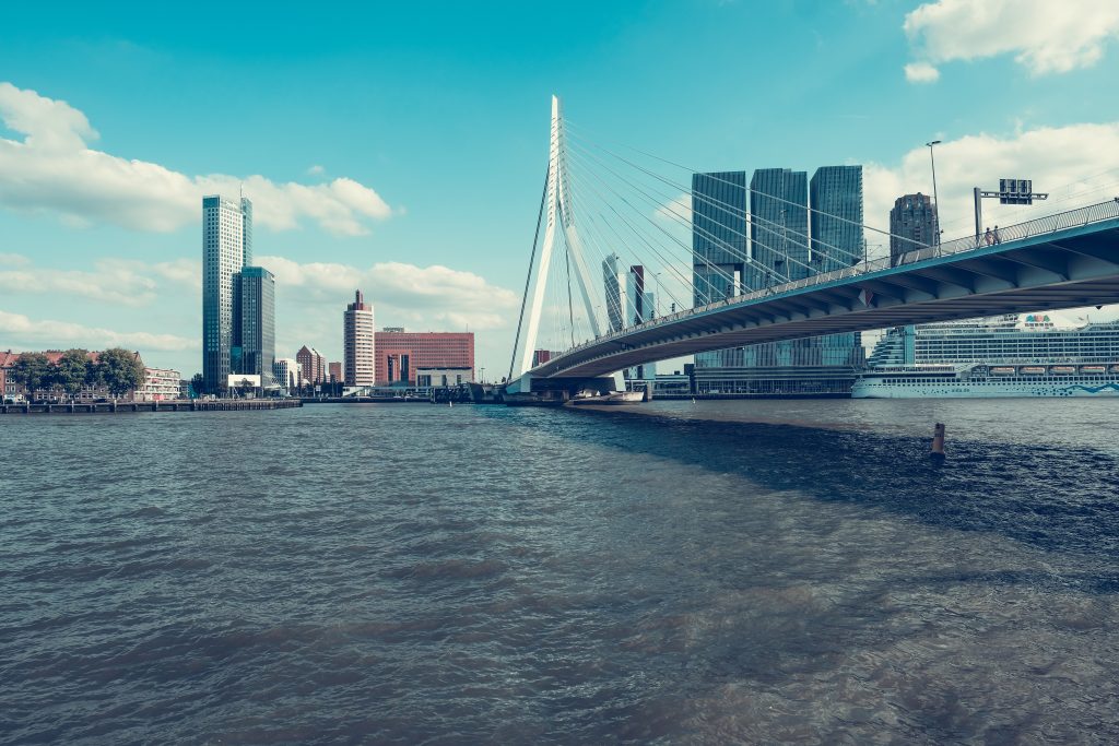 Rotterdam erasmus bridge.