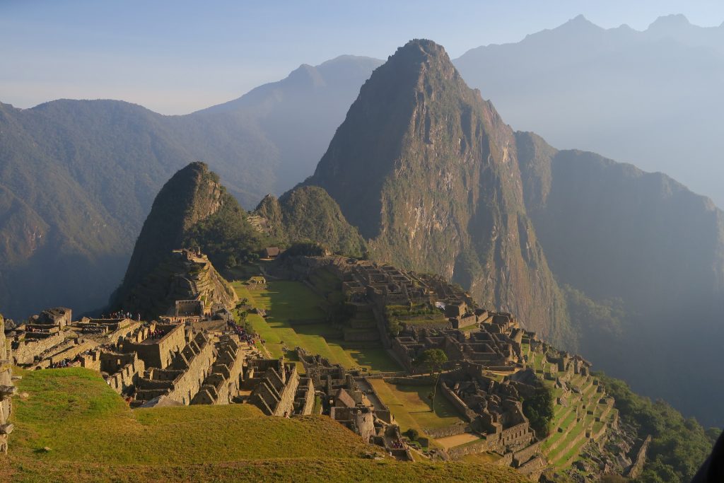 Machu Picchu in Peru.