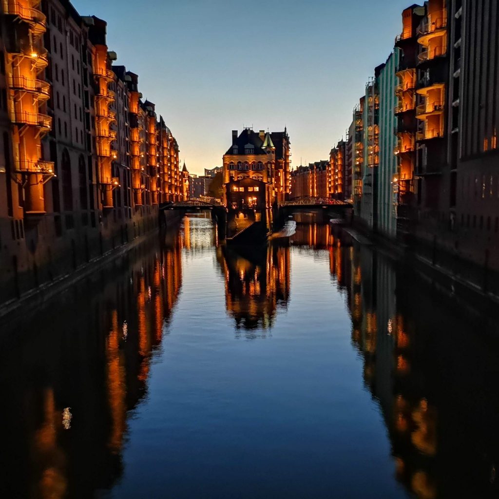 Speicherstadt in Hamburg.