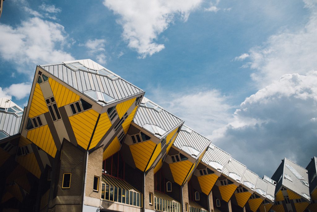 Cube houses in Rotterdam.