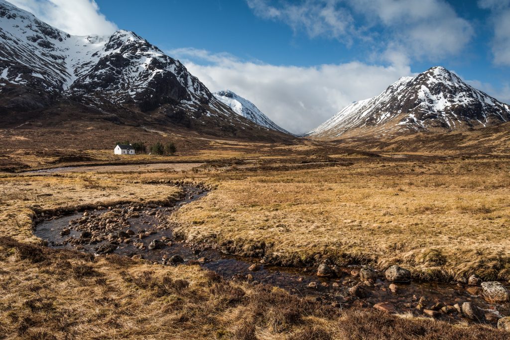 A Scottish home surrounded by Scottish landscapes