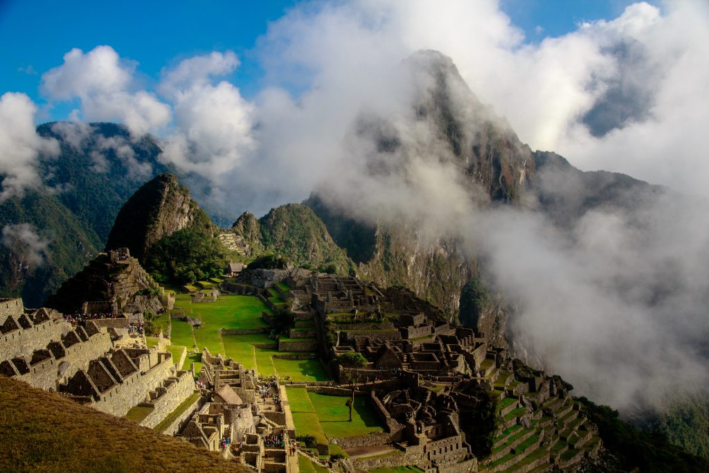 Machu Pichu in Peru one of the World's scariest ghost towns. 