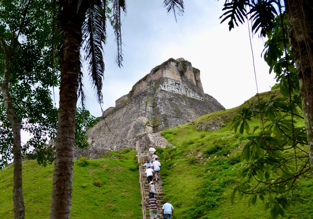 Xunantunich mayan ruin in Belize.