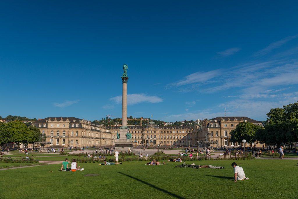 best cities to live in Germany, Stuttgart castle view