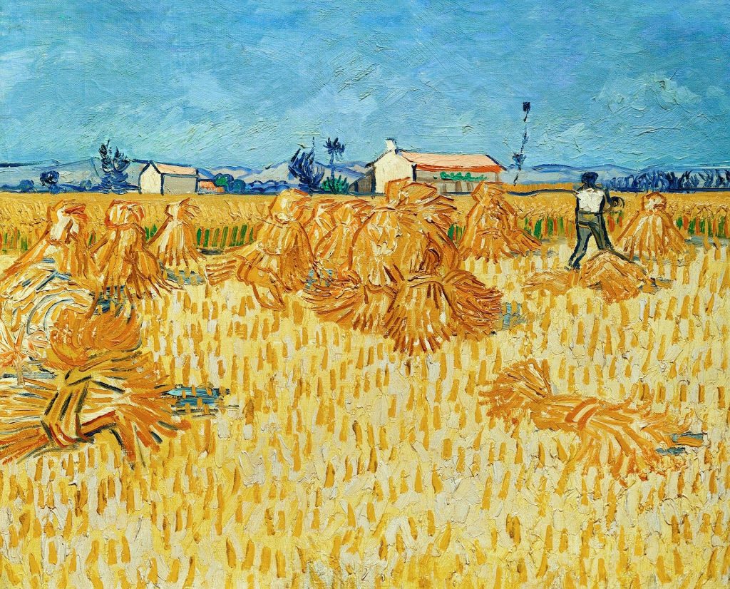 Van Gogh's painting of autumn harvest