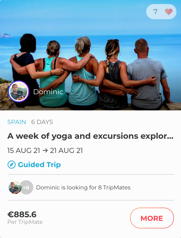 Yoga trip in Spain.