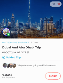 Dubai trips.