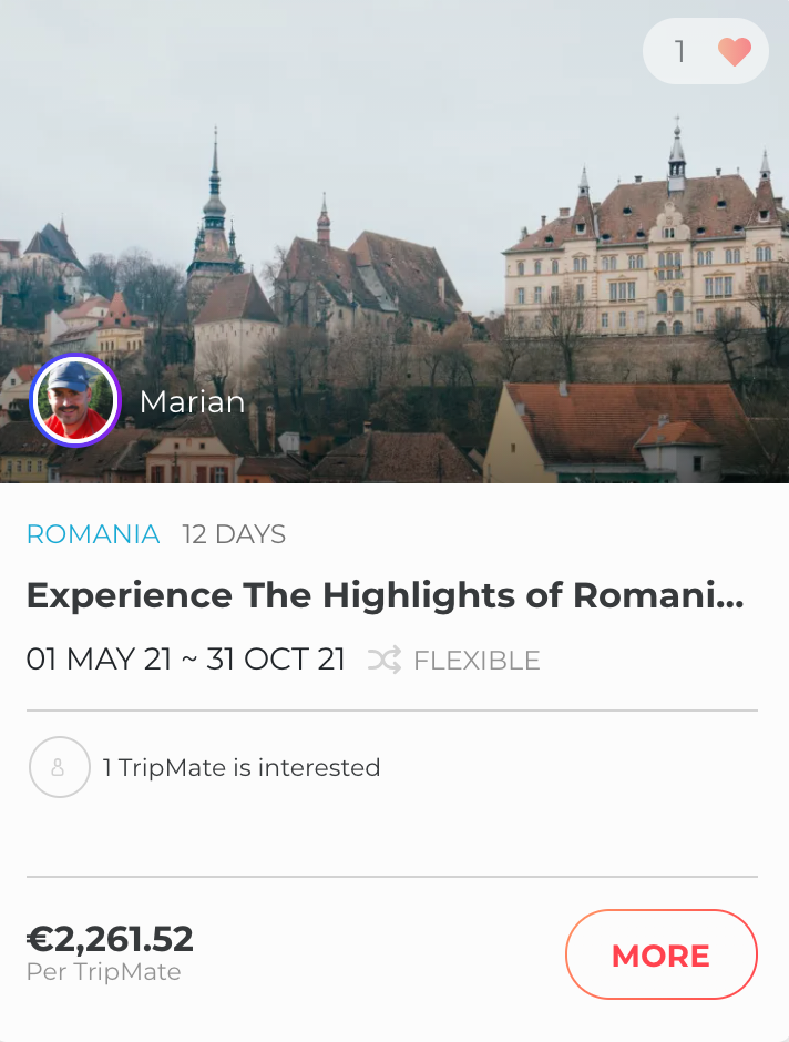 Experience Romania trips.