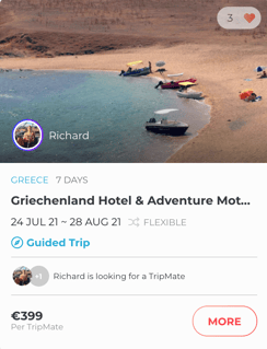 Greece adventure trip.