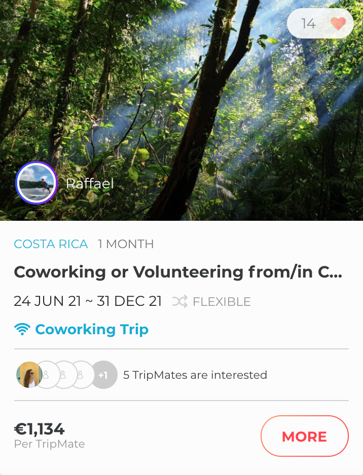 Coworking in Costa Rica as a digital nomad.