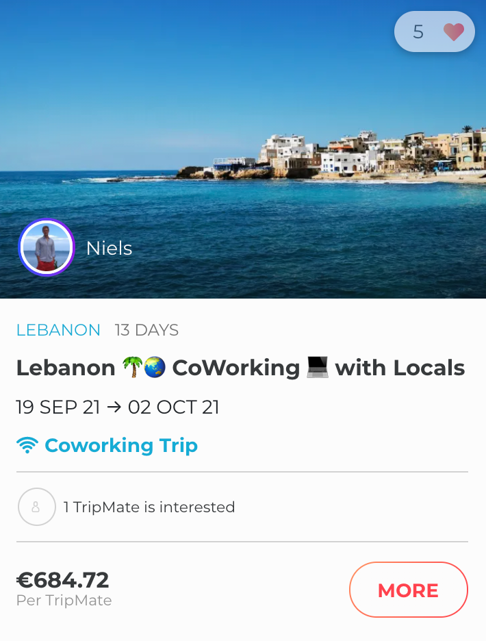 Coworking in Lebanon with locals as a digital nomad.