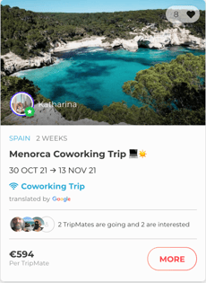 Menorca co-working trip 