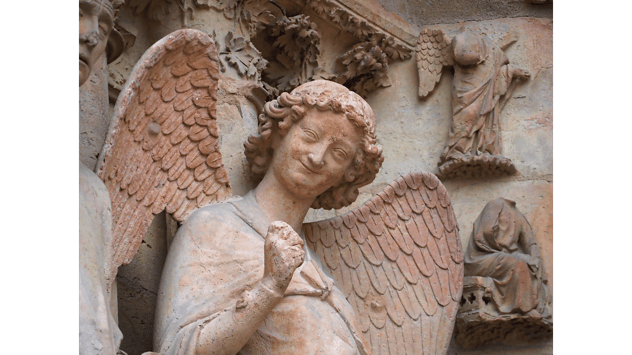 smiling Angel at Reims Cathedral