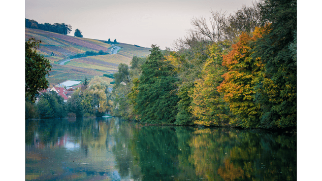 Marne River in France