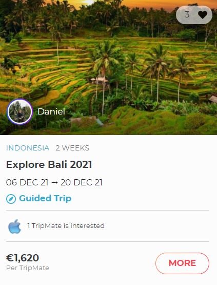 Book a trip to Bali