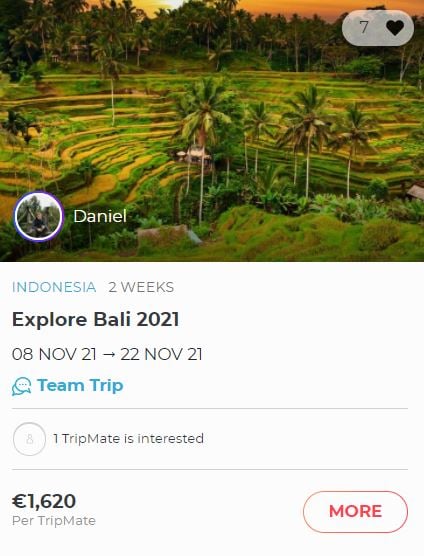 Book a trip to Bali