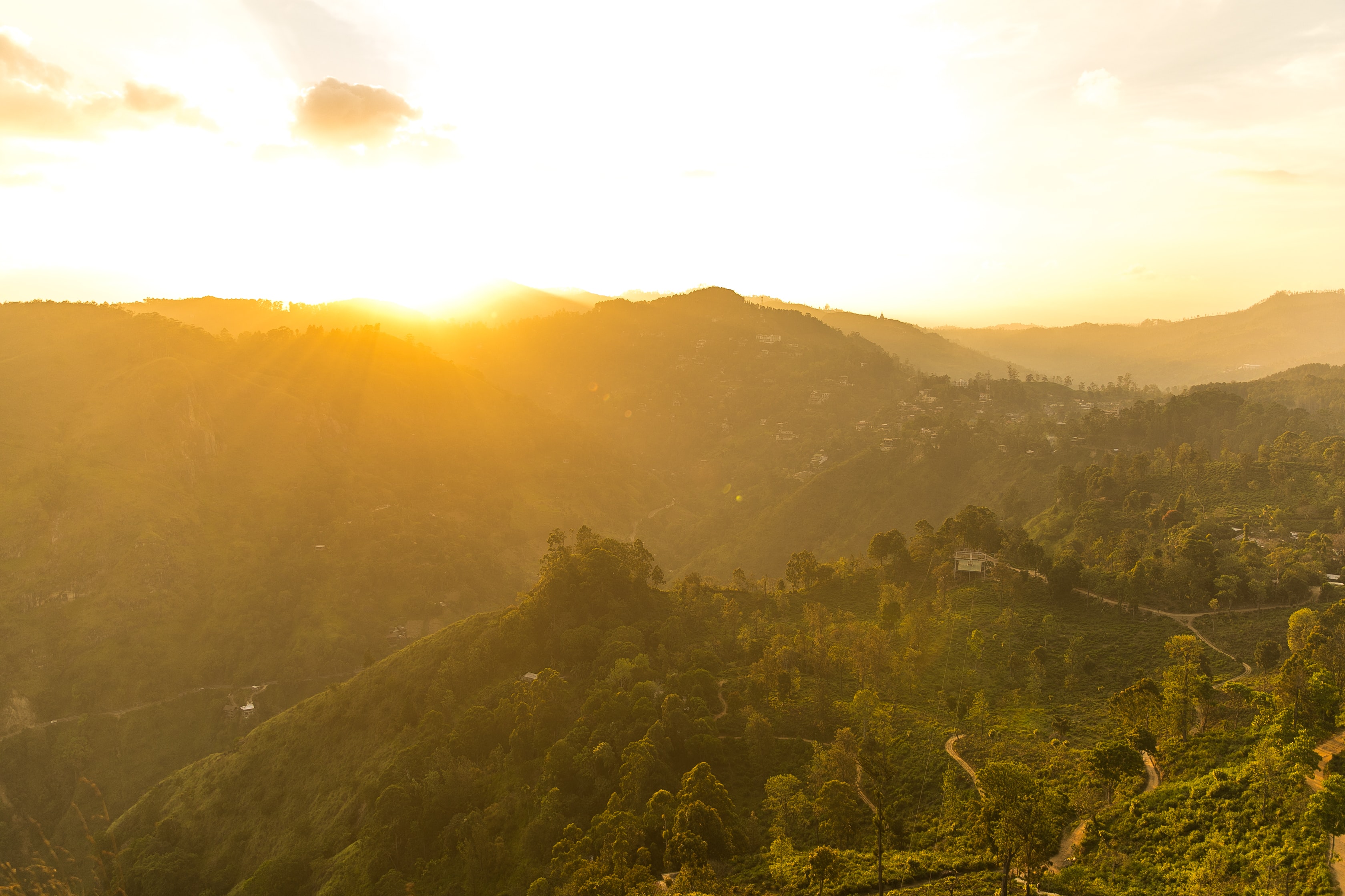 A view of Little Adam's Peak during the sunrise in this Sri Lanka travel guide.