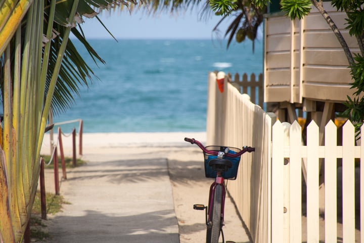 Bike at the ocean