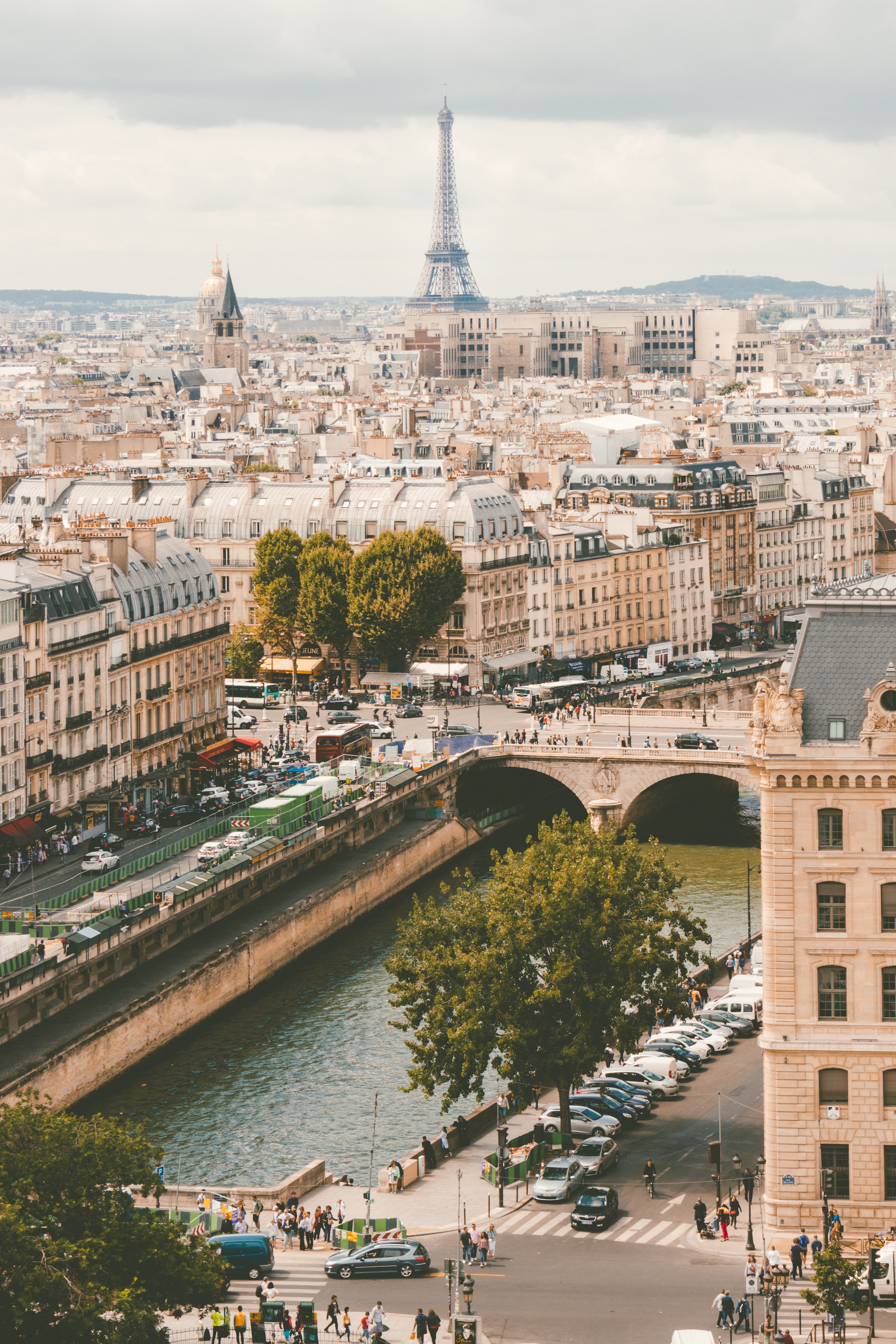 A city view of Paris. France.