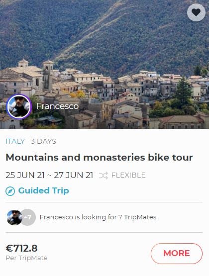 Book a biking trip to Italy