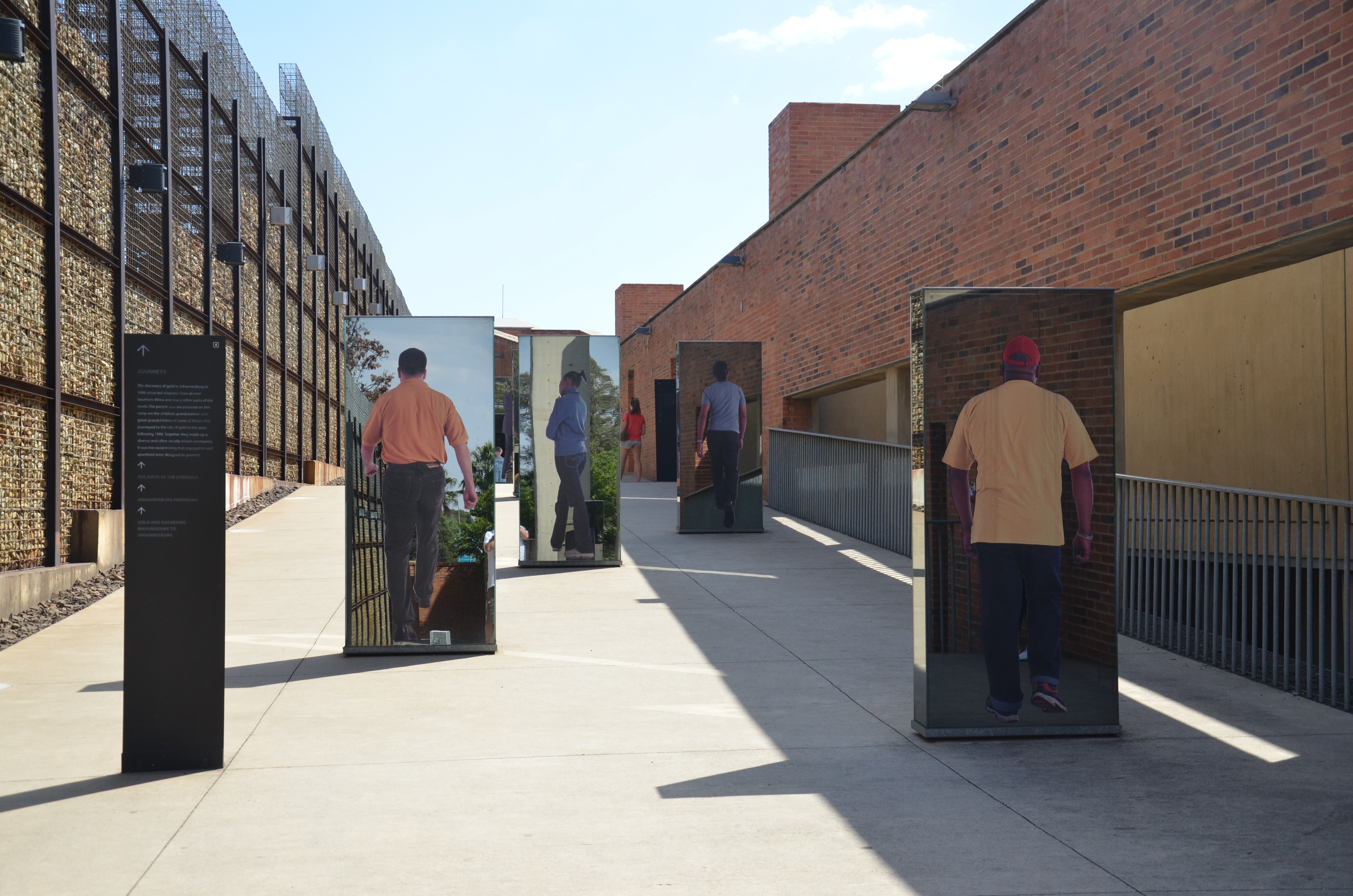 The apartheid museum in Johannesburg.