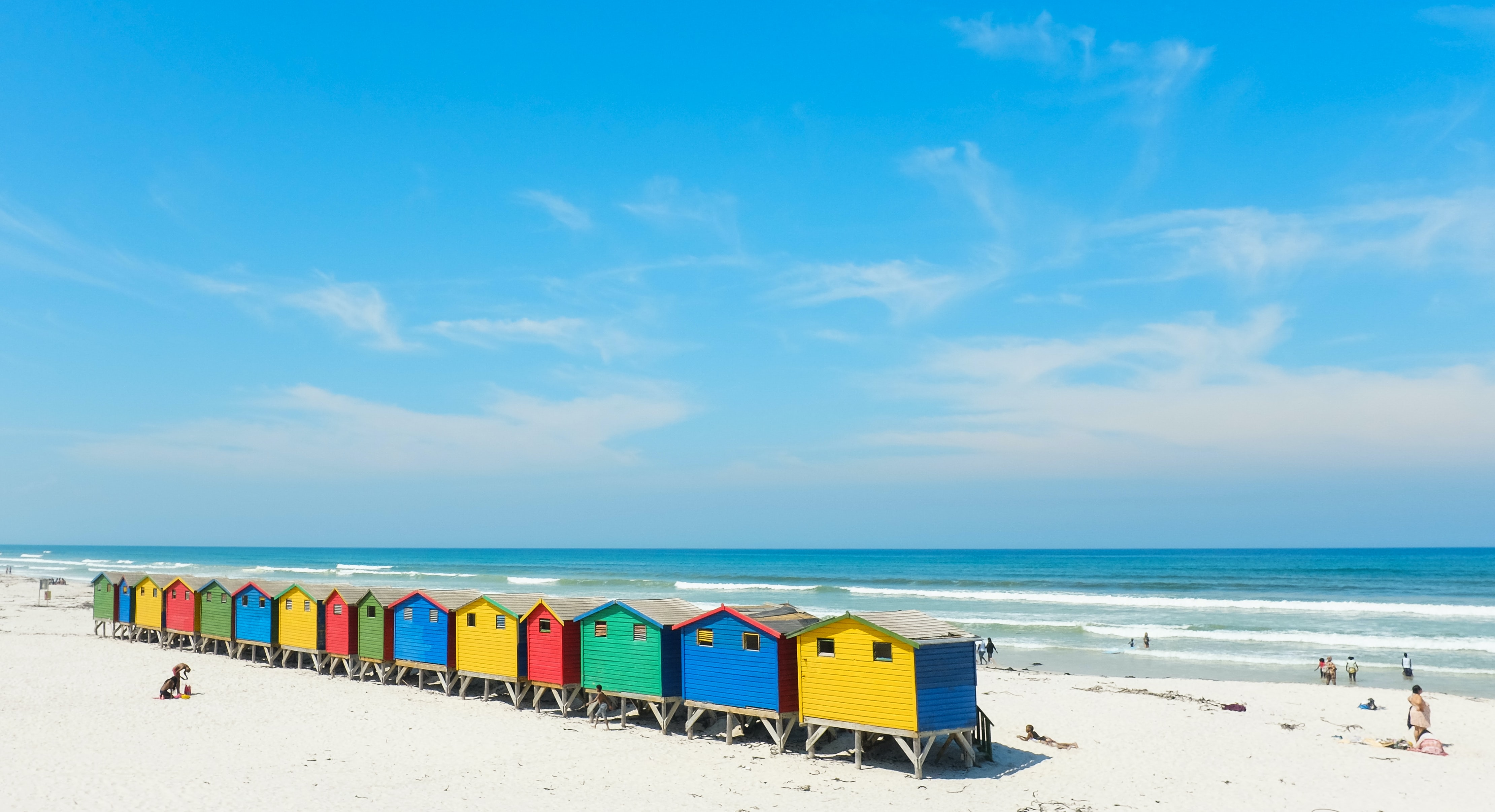 Muizenberg beach in Cape Town.