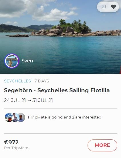 Book a sailing trip to Seychelles