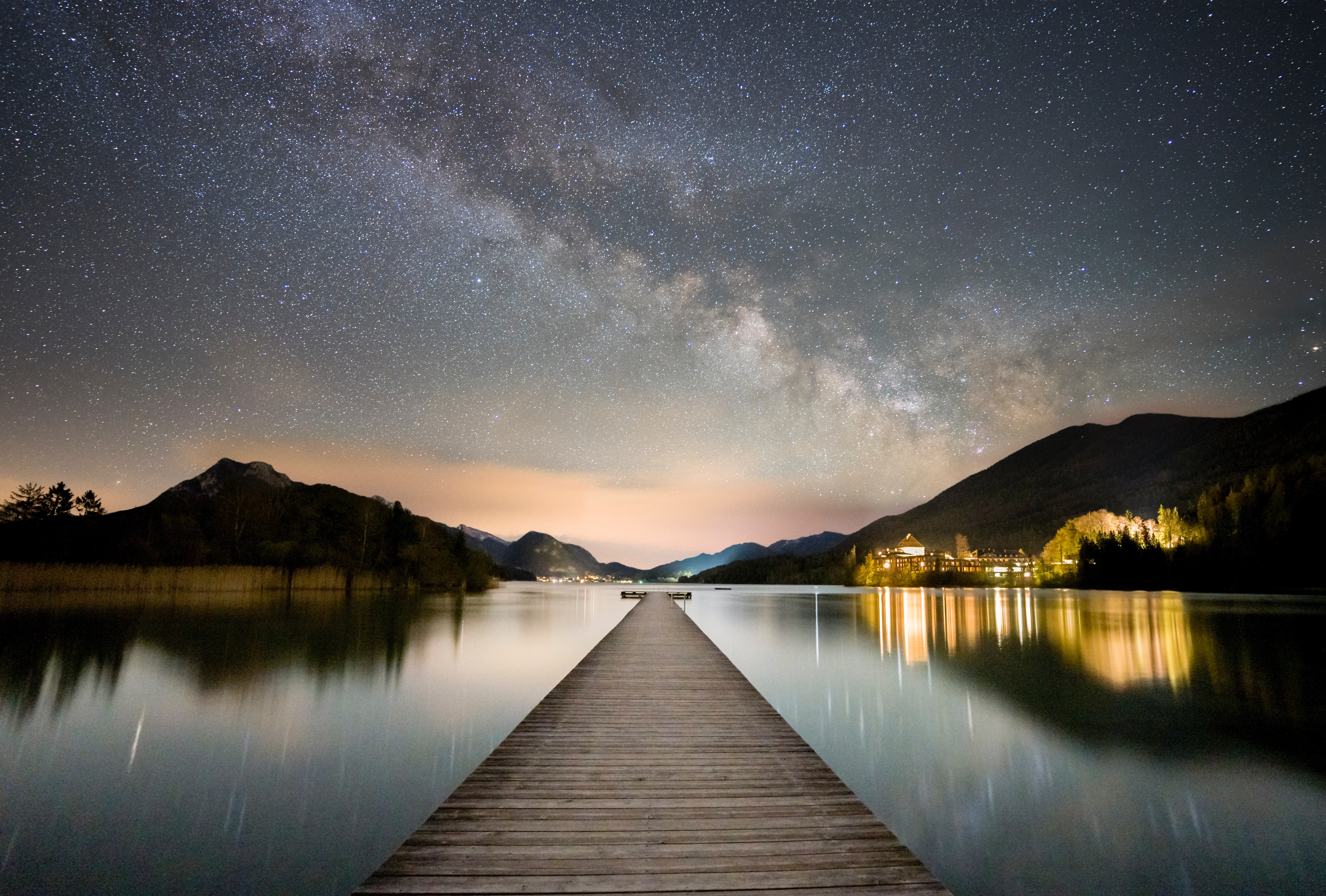 Stargazing in Salzburg, Europe. 