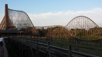 Colossos Achterbahn im Heidepark Soltau.