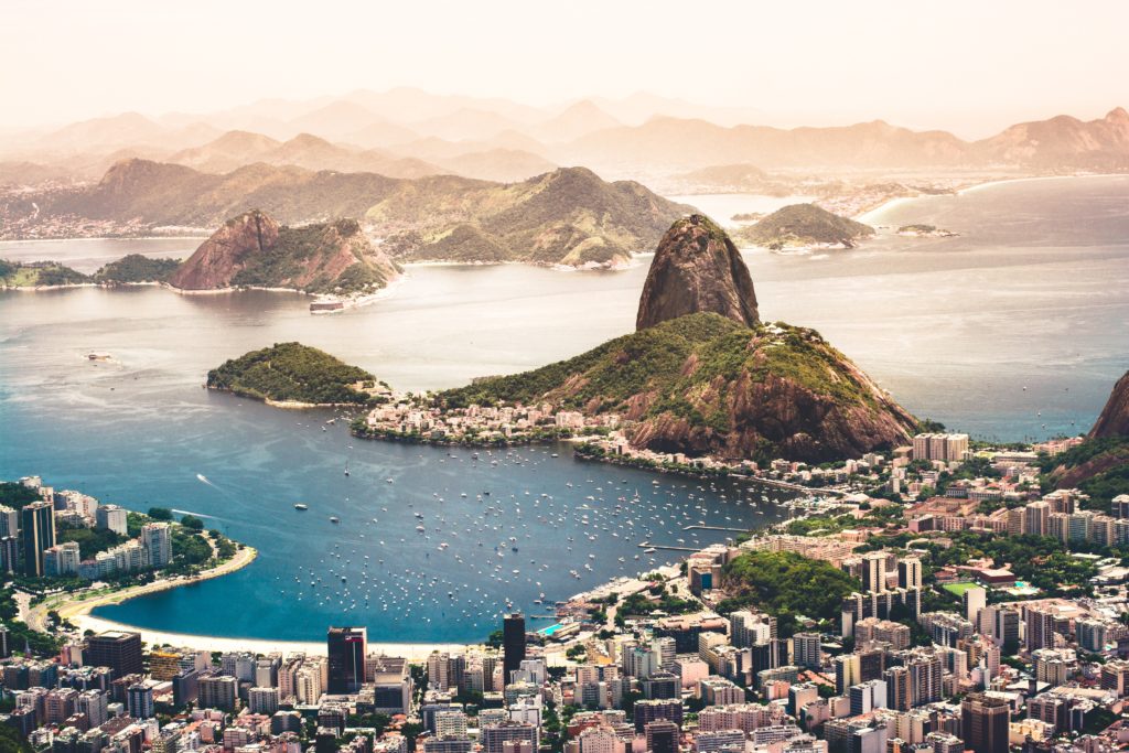 Gorgeous city of rio de janeiro with landscape