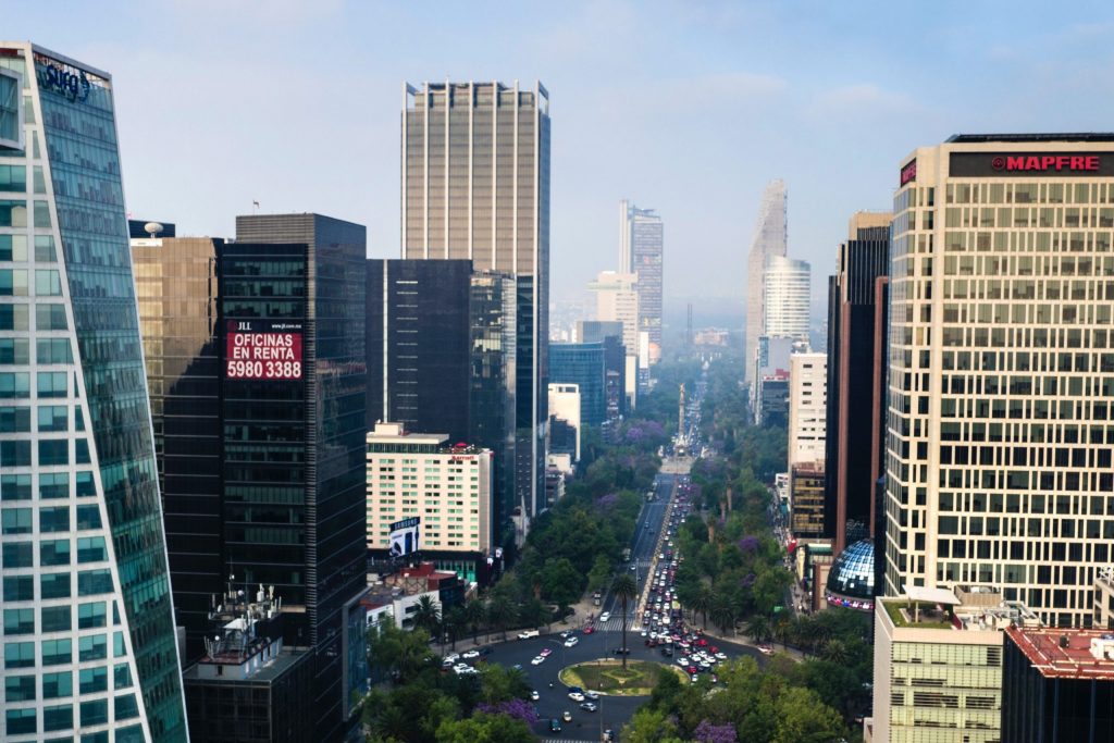 Downtown Mexico City.