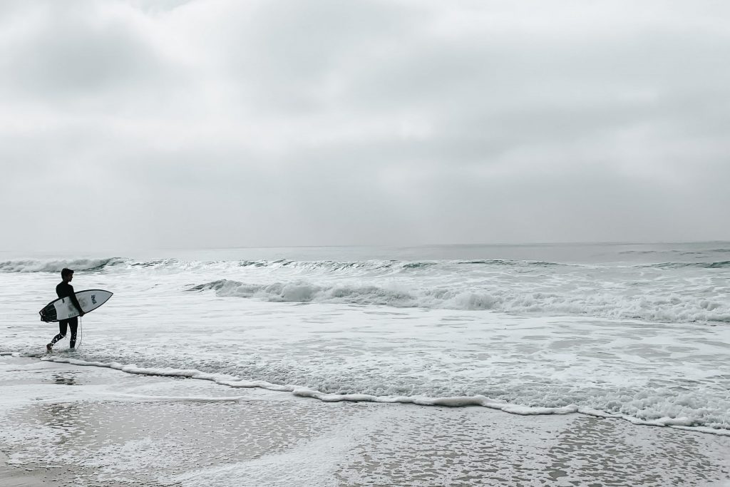 Pacific ocean in La Jolla, close to San Diego, California.