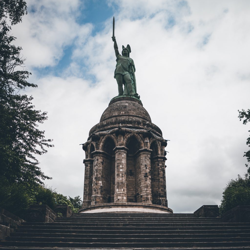 Herrmann monument one of the historical places in Germany.