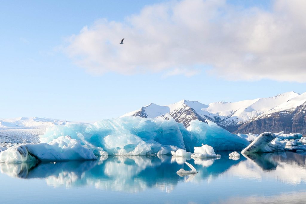 Glacier landscape in Iceland 