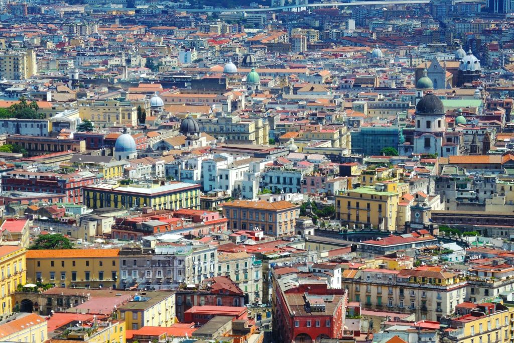 the old city of Naples. 