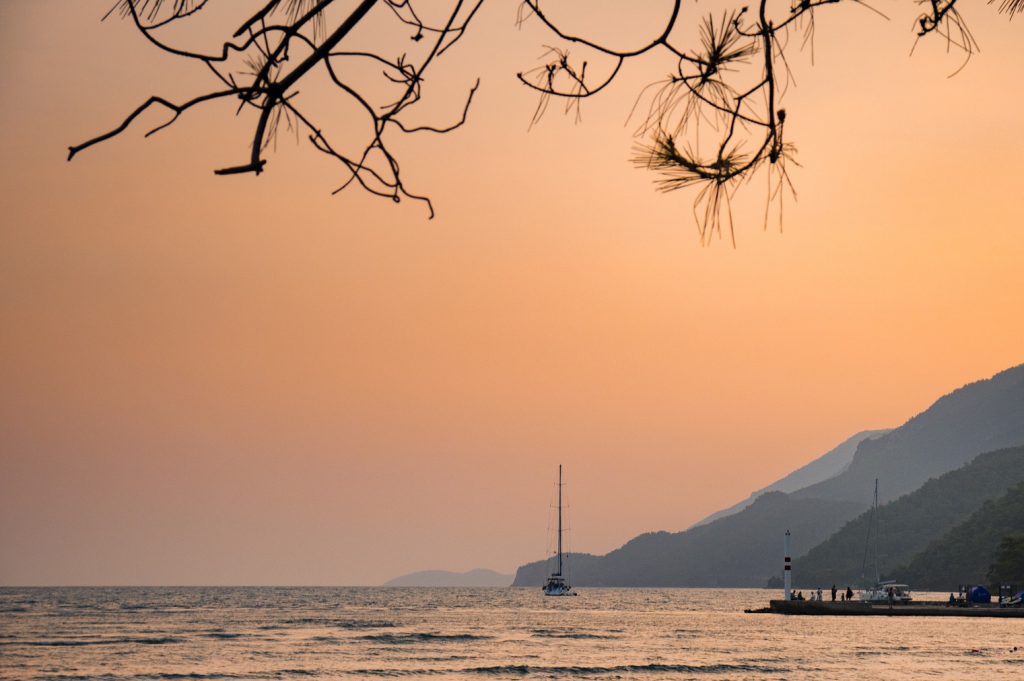 Akyaka at sunset