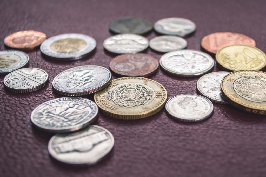 coins from various countries