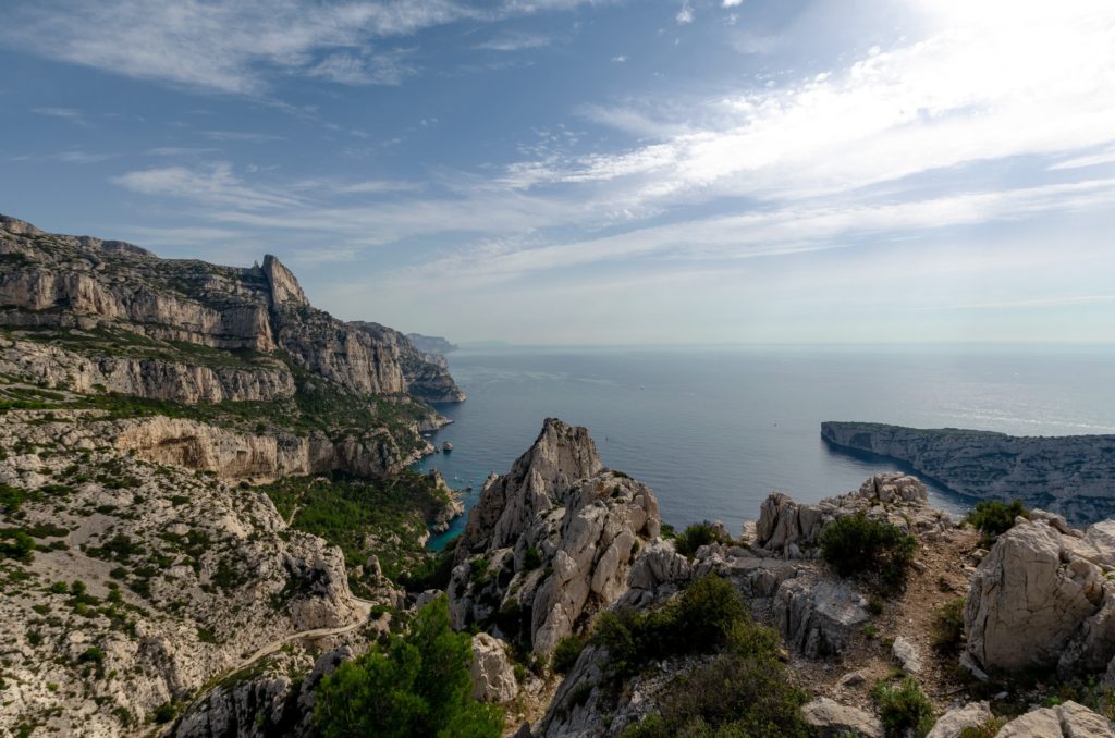 best snorkel spots in Europe - stone coastline 