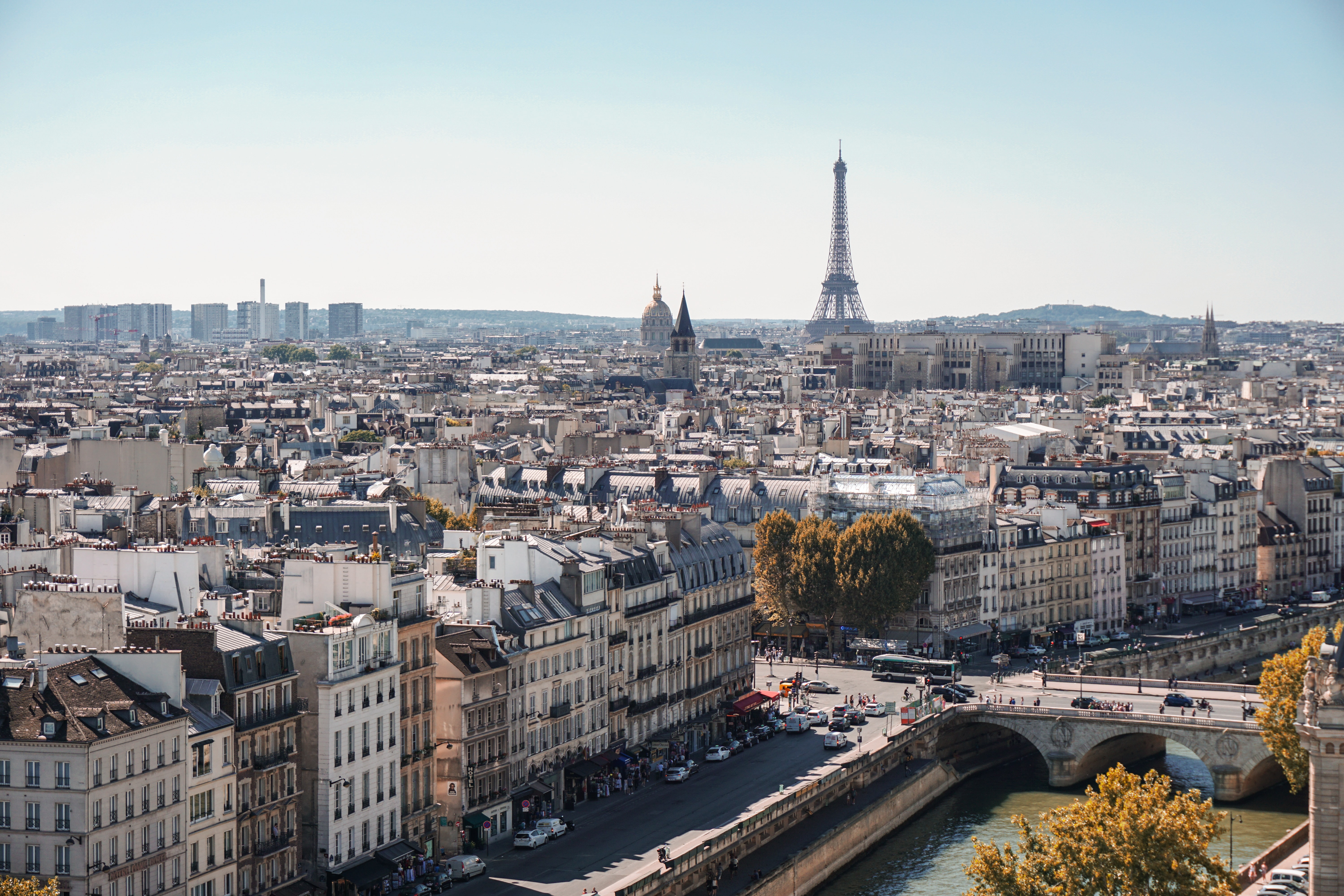 Paris Travel Guide: the city of Paris from above