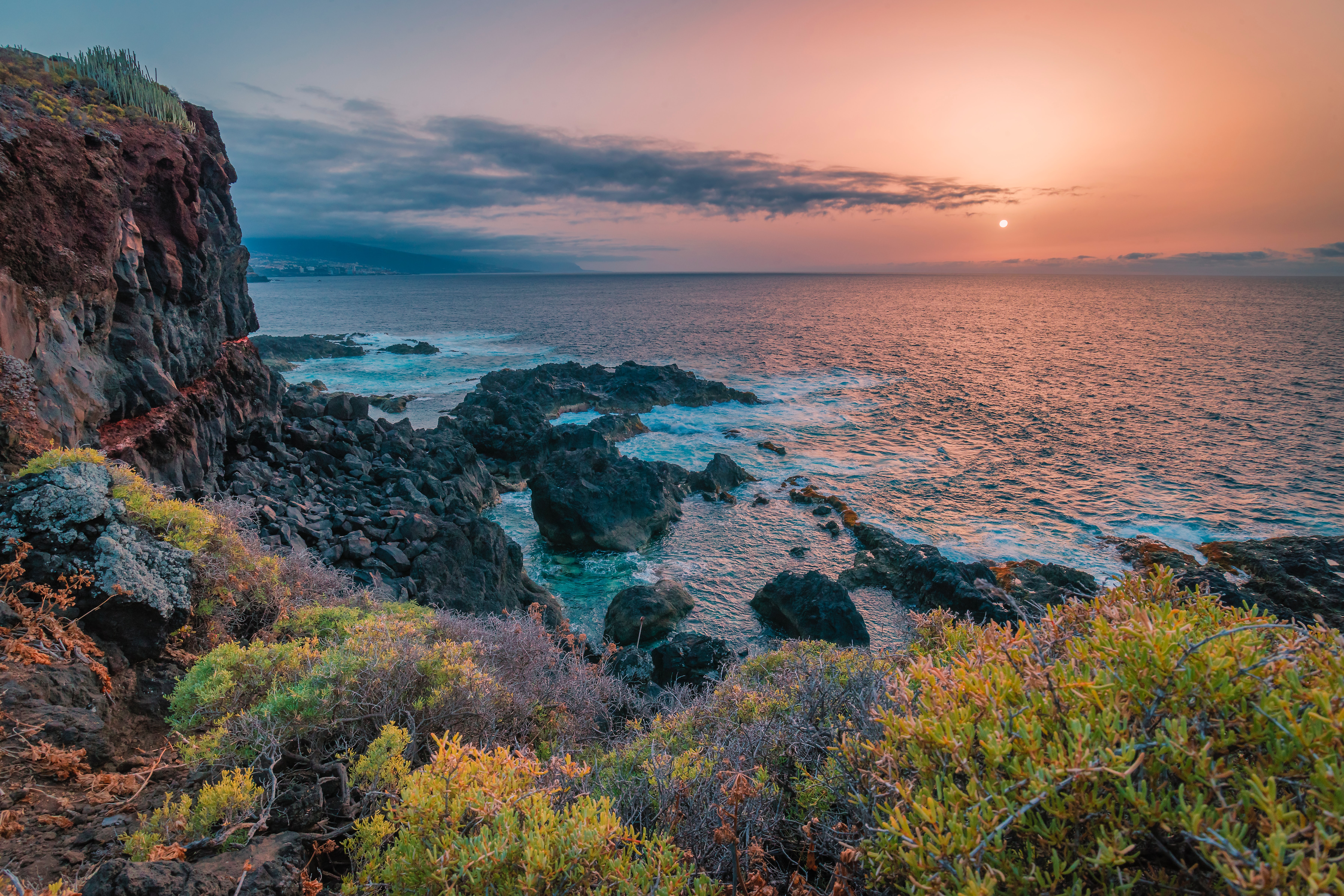 sunset in Tenerife 